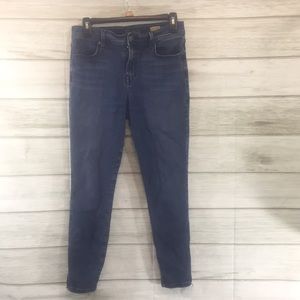 Level 99 Tanya Crop High Rise Jeans w/ Ankle Zip